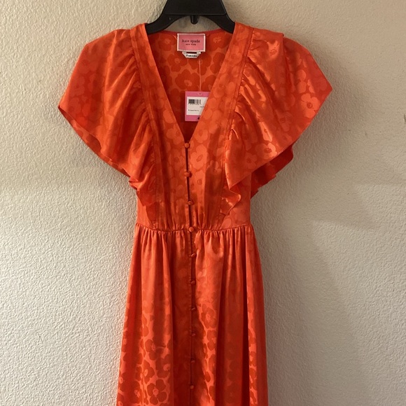 NWT Kate Spade Poppy Field jacquard dress - Picture 5 of 15